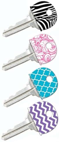 Lucky Line, Designer Pattern Key Identifier Caps, 4 Pack - Image 3