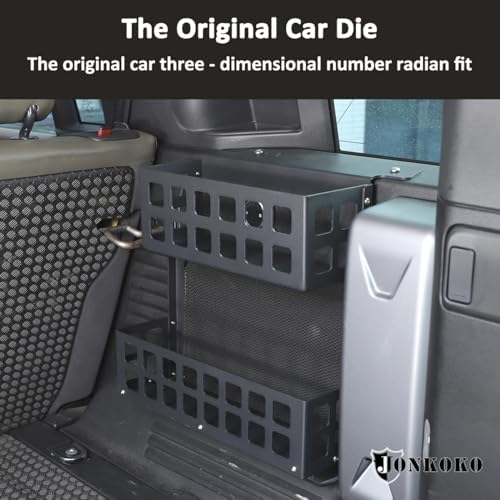 Car Trunk Storage Basket Organizer Side Cargo Rack Modular Compatible - Image 3