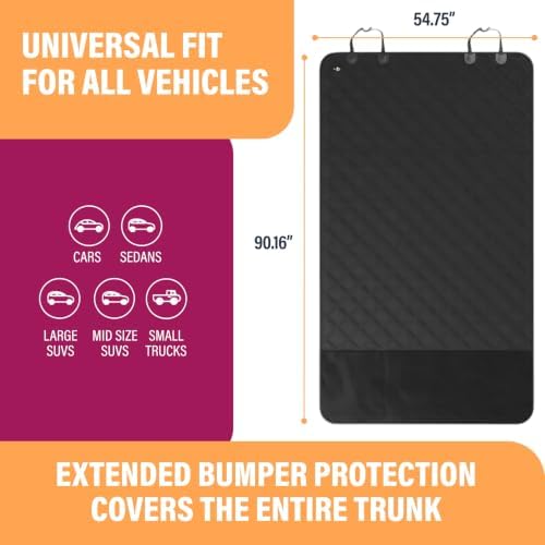 Active Pets Cargo Liner for Dogs, Durable Non Slip Vehicle Seat Cover, Protects - Image 2