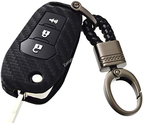 Carbon Silicone Key Fob Cover Protector by Zorratin