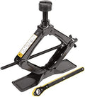 Steel Scissor Jack for Car 1.8 Ton Oversized Base, Tire Changing Kit, Ratchet by LEADBRAND