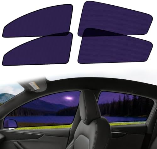 XCBYT Tesla Window Shade for Model Y/Juniper 2020-2026, 4 Pack by XCBYT