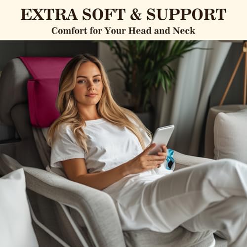 Recliner Headrest Pillow, Adjustable Comfort Neck & Head Support Pillow - Image 2