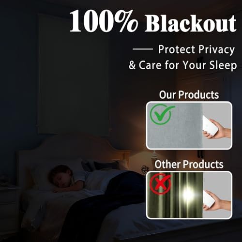 100% Blackout Self Adhesive Portable Curtains - Image 2