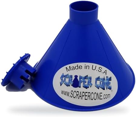 The Original Round Ice Scraper for Car Windshield, Made in USA, Cone Shaped by Scraper+Cone