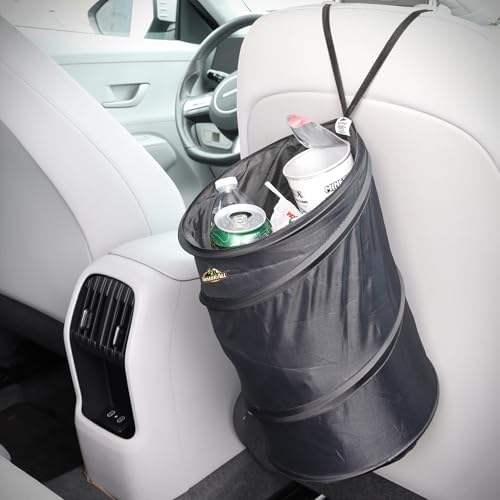 Armor All Car Trash Can, 3.3 Gallon Pop-Up Garbage Bin, Waterproof, Loop - Image 7