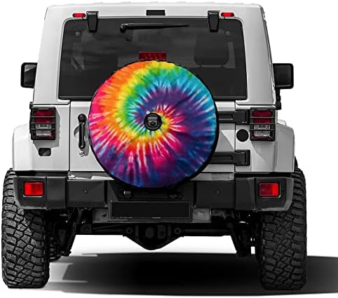 Delerain Tie Dye Spare Tire Cover by Delerain