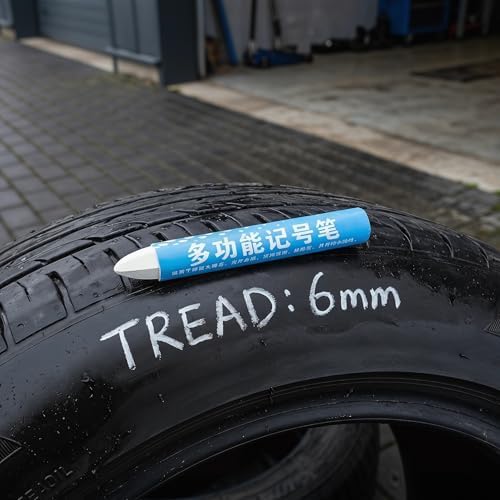 8pcs White Tire Marking Crayon Pen - Image 6