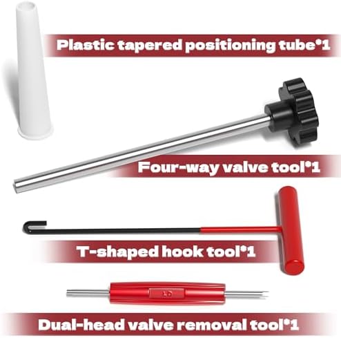 KJE Tire Valve Stem Quick Replacement Tool Kit, Tire Stem Removal Tool - Image 2