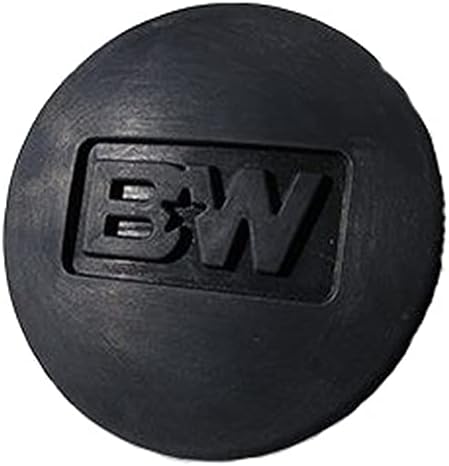 B&W Trailer Hitches Rubber Black Utilitarian Gooseneck Ball Gap Hole Cover by BWTrailerHitches