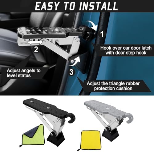 Foldable Car Door Latches Step - Image 2