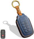 Leather Key Fob Cover, Compatible by Aoocar