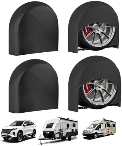 Tire Covers 4 Pack, Boat Wheel Cover by Unknown