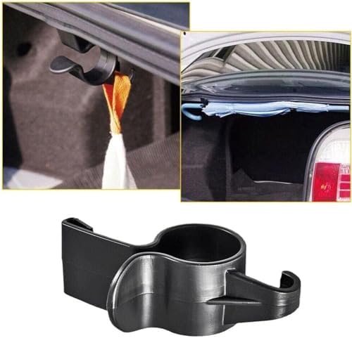 Jowxsx 2 Pcs Black Car Umbrella Holder, Trunk Hooks Hanger Clip, Universal - Image 5