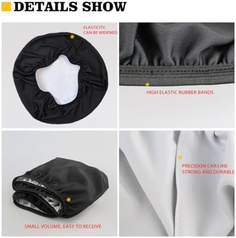 Custom Spare Tire Cover PU Leather, Personalized Printing - Image 4