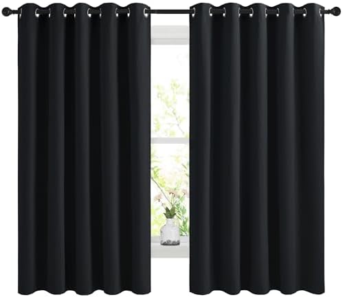 NICETOWN Black Blackout Curtains by NICETOWN