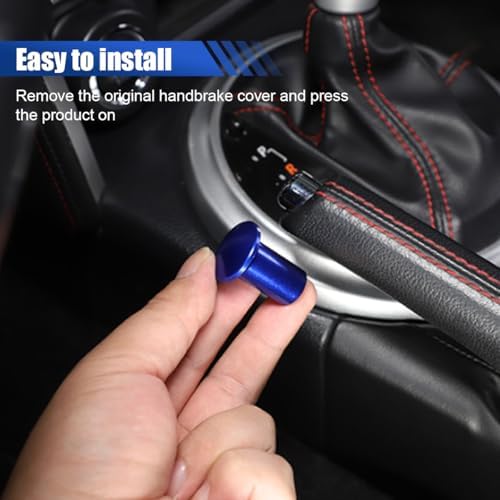 LAINLOY 2 PCS Car Turn Knob Drift Button, Emergency Brake Cover Turn Knob Cover - Image 6