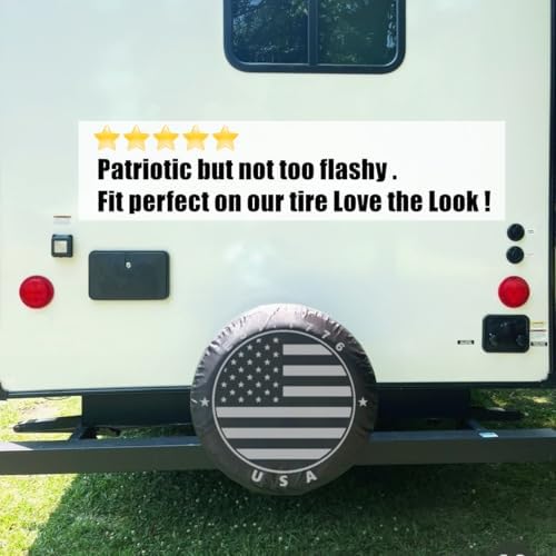 EST.1776 US Flag Spare Tire Cover Waterproof - Image 6