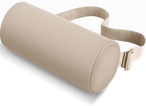 CushZone Lumbar Roll Support Pillow, Memory Foam Back Cushion by CushZone
