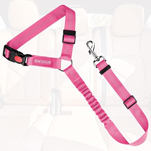 BWOGUE Dog Seat Belt for Car, Headrest Restraint Bungee Lead - Image 2