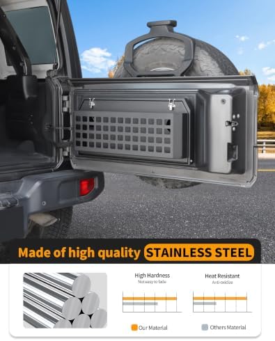 Hoolcar Tailgate Table Double-Layer Foldable Table Cargo Shelf Storage Rack Fit - Image 3
