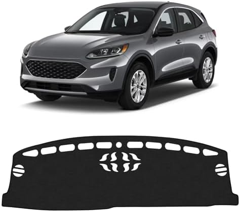 KUST Black Dash Cover for 2020-2025 2026 Ford Escape Left Hand Driving by KUST