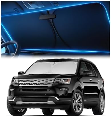 Magnelex Windshield Sun Shade for Ford Explorer 2011-2019, Foldable Car Window by Magnelex