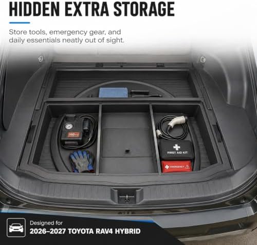 Trunk Storage Box for 2026-2027 Toyota RAV4 Hybrid, Not for PHEV - Image 5