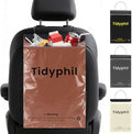 50 Bags Hanging Car Trash Bags Disposable, 2 Gallon Car Garbage Bags. Brown by Unknown