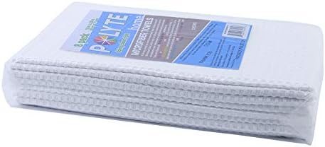 POLYTE 380 GSM Microfiber Waffle Kitchen Dish Tea Towel, 16x28 in, 8 Pack - Image 5