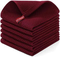 Homaxy 100% Cotton Waffle Weave Kitchen Dish Cloths 6-Pack by Homaxy