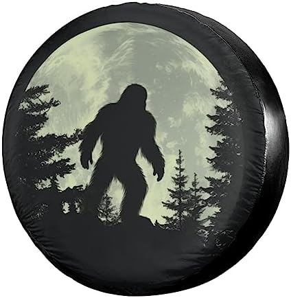 Full Moon Spare Tire Cover Dust-Proof Wheel Tire Cover Fit Trailer, SUV and by Foruidea