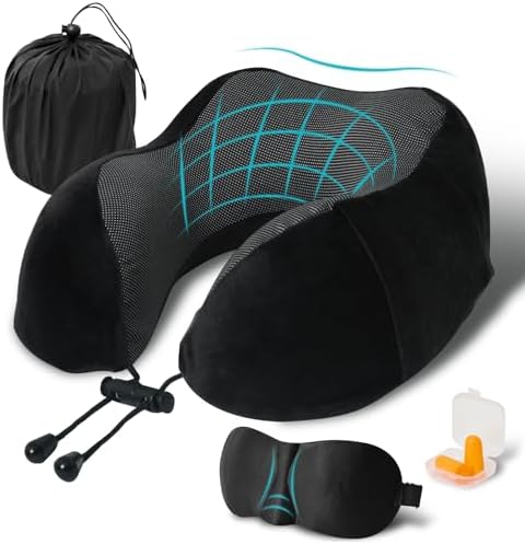 Travel Pillow, Memory Foam Neck Pillow by Unknown
