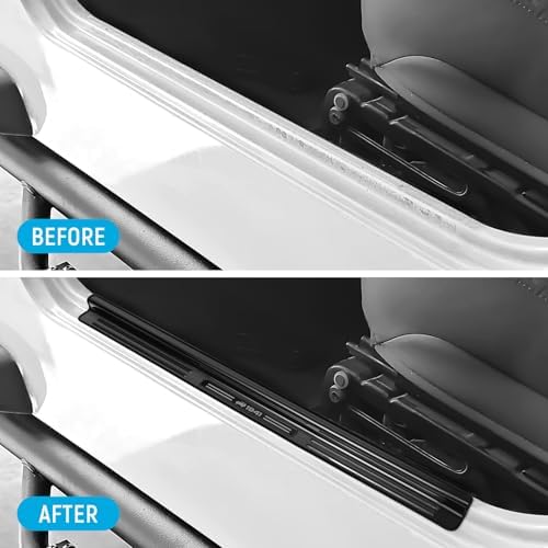 ZZEQYG 2 Pcs Front Door Sill Protector - Image 2
