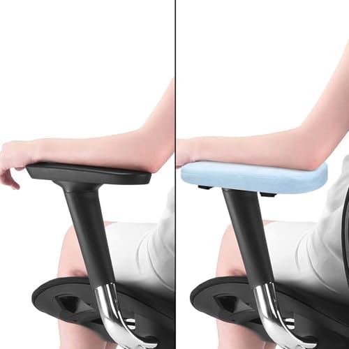 MOSISO Chair Armrest Pads, Home/Office Chair Arm Rest Covers, Air Blue - Image 4