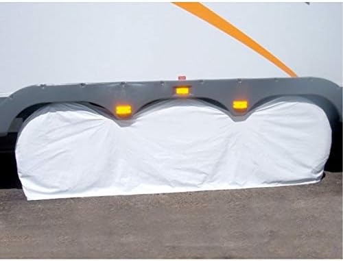 ADCO 3982 White Large Triple Axle Tyre Gard Wheel Cover by ADCOPRODUCTS