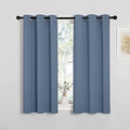 NICETOWN Kitchen Curtains, Stone Blue by NICETOWN