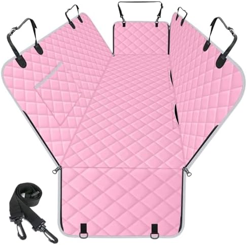 Waterproof Dog Car Seat Cover for Back Seat, Pet Hammock- L by NECKORY