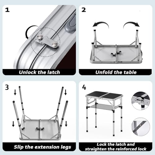 YihuiKo Folding Picnic Table - Image 6