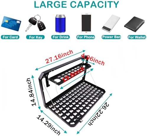 Car Rear Door Storage Tray Compatible - Image 4