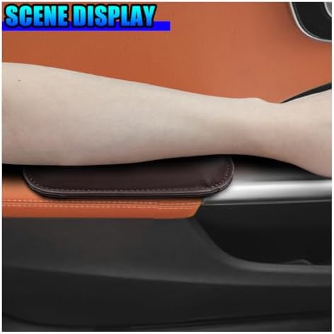 Craedli 2PCS Car Door Armrest Pads, Leather Memory Foam Knee Cushion Pad - Image 3