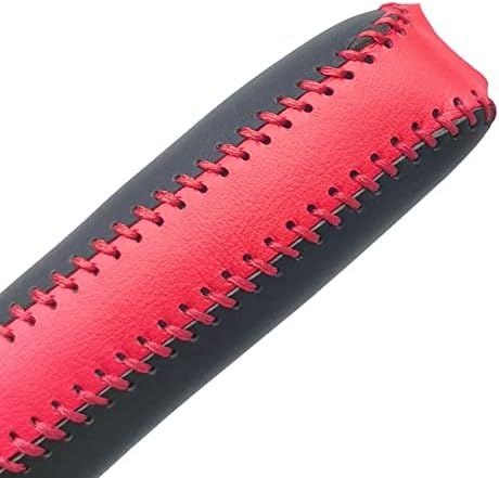 Black Red Handbrake&Shift Knob Cover Compatible - Image 3
