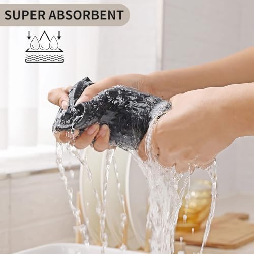 Kitinjoy 100% Cotton Waffle 4-Pack Kitchen Towels - Image 3
