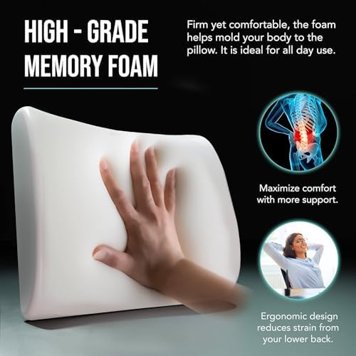Samsonite Memory Foam Lumbar Support Pillow - Image 4