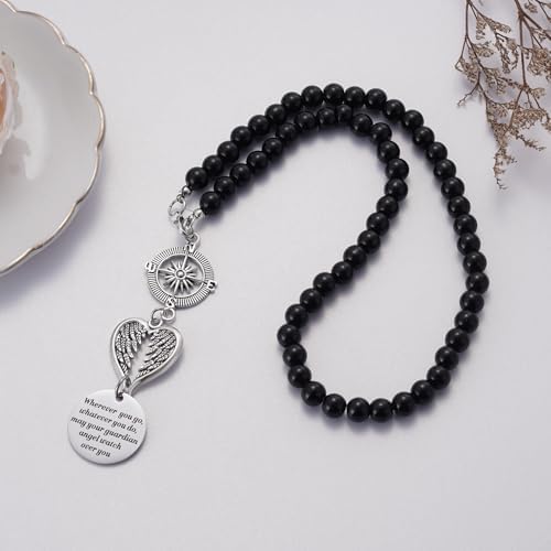 Guardian Angel Rearview Mirror Charm, Wherever You Go Whatever You Do May Your - Image 4