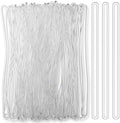 50Pcs Clear Plastic Luggage Tag Straps Worm Loops by Unknown