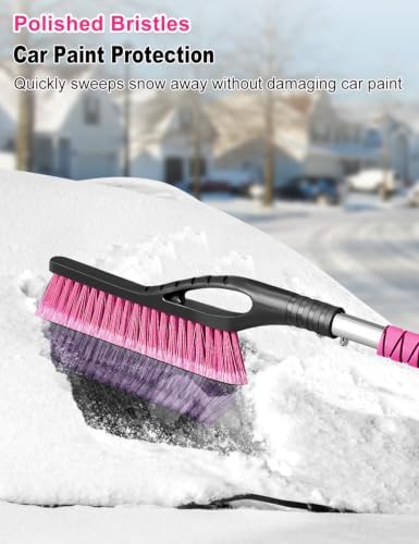 HEEYA 27 Inch Snow Brush and Ice Scraper - Image 4