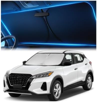 Magnelex Windshield Sun Shade for Nissan Kicks 2018-2024, Foldable Car Window by Magnelex