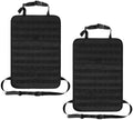 2 PCS Car Seat Back Organizer, Tactical MOLLE Sag Proof Vehicle Panel Backseat by Unknown