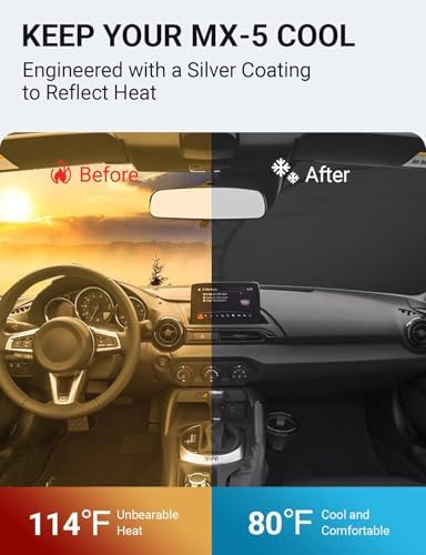 Proadsy Custom Fit Car Windshield Sun Shade - Image 2